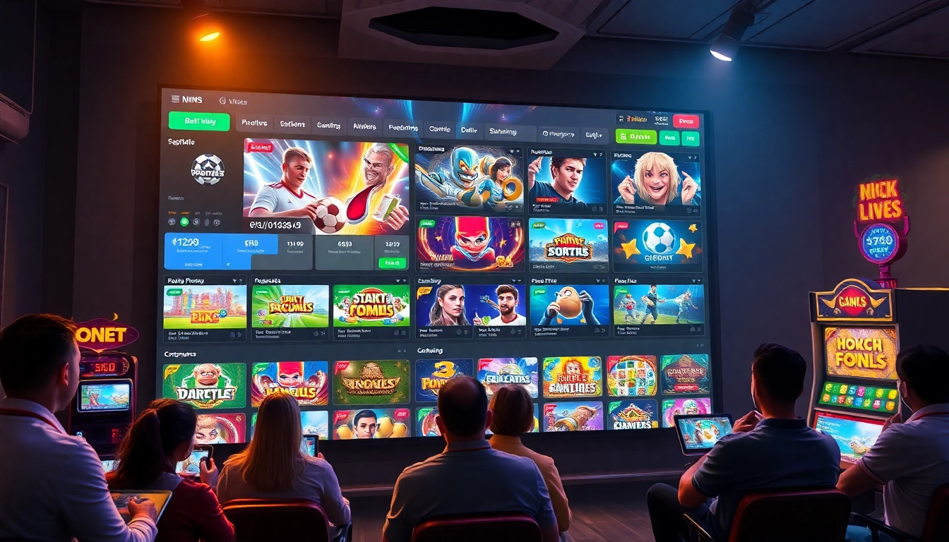 Goal123 online gaming platform interface with vibrant game visuals and user-friendly design.