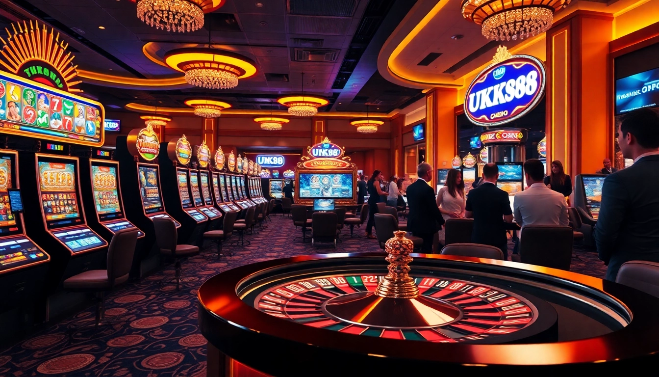 Players enjoying thrilling games on the UK88.business online casino platform.