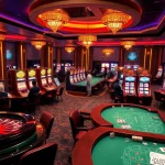 Players enjoying high-stakes gambling table games at 13win casino, featuring poker and roulette.
