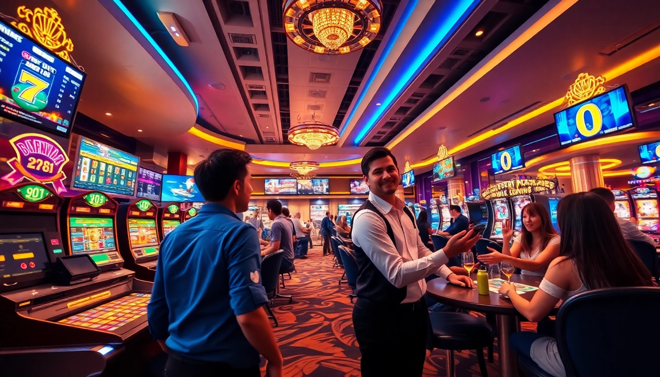 GO8 online gaming platform showcasing vibrant casino games and engaging players.