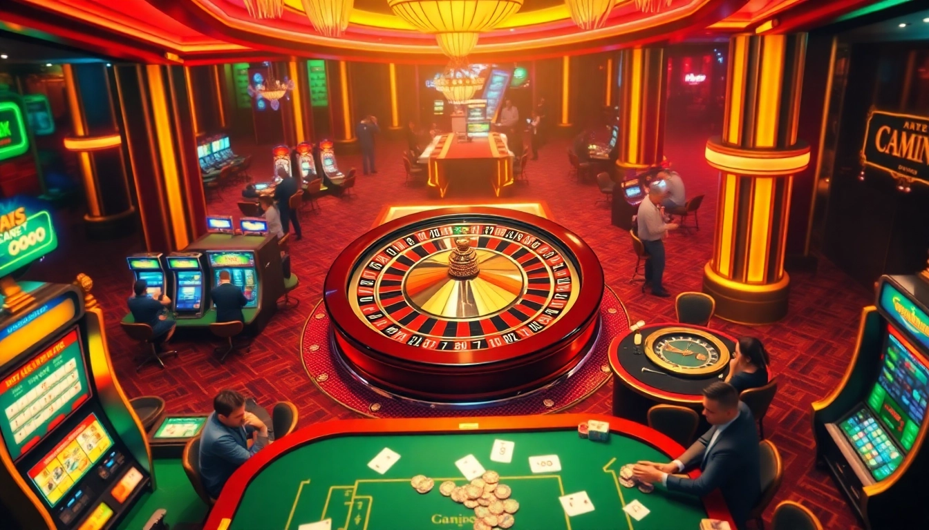 Experience the thrill of gambling at https://789betg.com/ with a bustling casino scene featuring roulette, poker, and lively players.