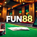 Experience thrilling games like poker and roulette at FUN88 online casino platform.