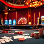 Experience the excitement of the tg88 group with vibrant casino tables and dynamic gaming elements.