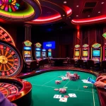 Experience thrilling bets at PH222 Casino with a lively roulette wheel and engaging slot games.