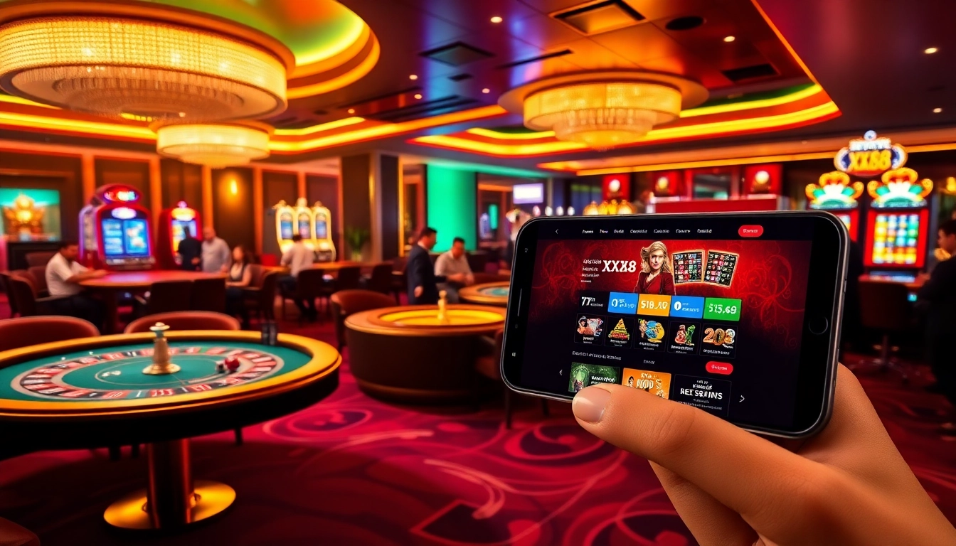 Experience thrilling gameplay at XX88's online casino with vibrant tables and exciting slots.