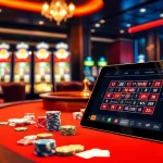 WW88 online casino scene featuring vibrant chips and cards at a luxurious gambling table.