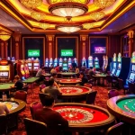 Experience the excitement of 33WIN with players enjoying a lively casino atmosphere filled with vibrant games.