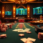 Experience high-stakes poker at kbbet with vibrant chips and thrilling gameplay.