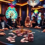 88vv casino scene with poker table and roulette wheel, capturing excitement of gaming.