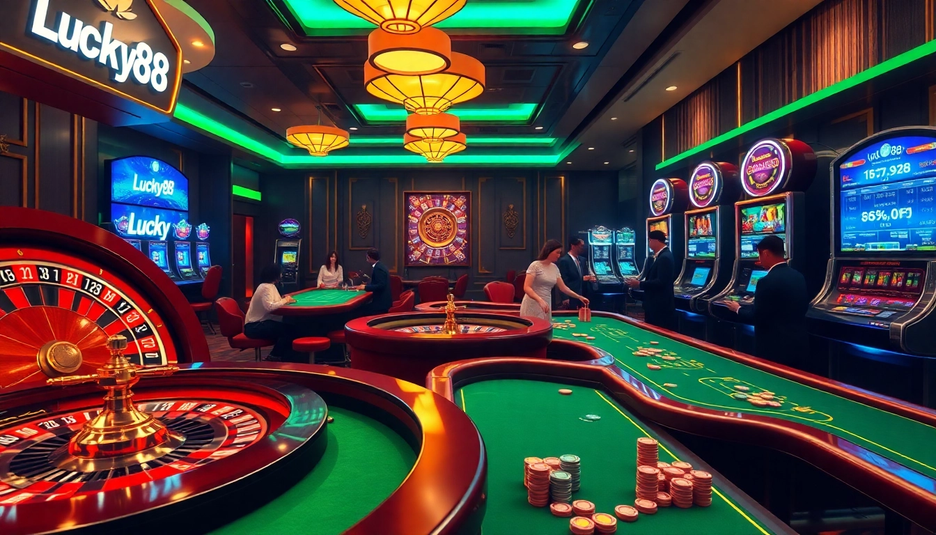 Lucky88 slot machines enhance the gaming experience with exciting visuals and vibrant colors.