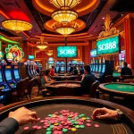 Experience the thrill of the game SC88 in a luxurious casino setting filled with excitement and high-stakes betting.