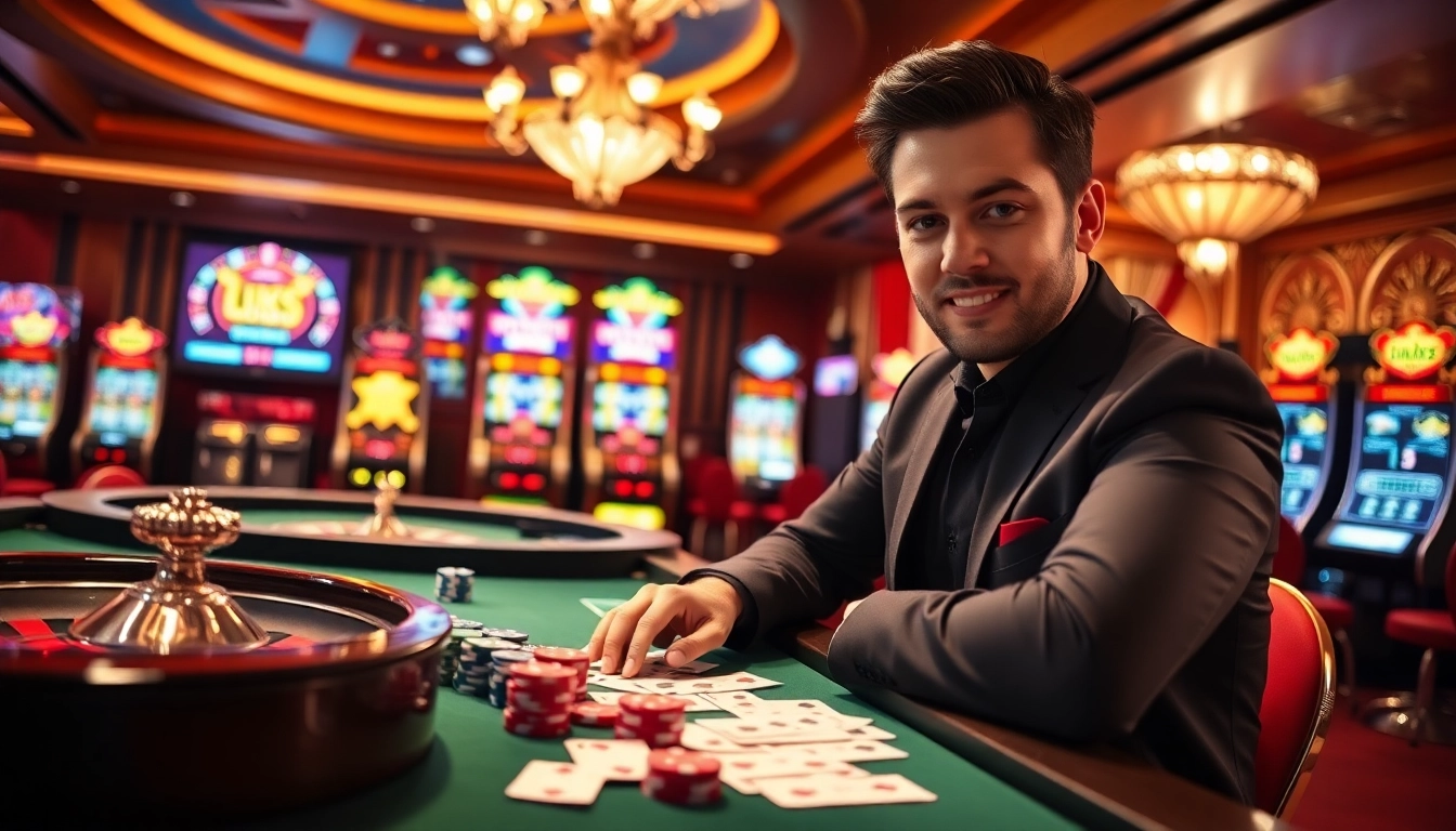 Experience the thrill of winning at Luck8 with engaging casino games and vibrant visuals.