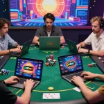 Players enjoying Onbet's vibrant online betting games, showcasing casino excitement and engagement.