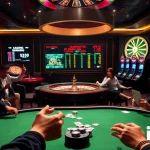 Gamblers engaging at the Vipwin casino table with excitement and luxury.