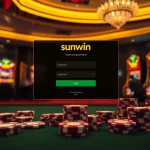 Login to Đăng nhập sunwin with excitement at a luxurious casino interface.
