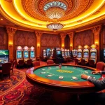 Experience the excitement of u31 เครดิตฟรี 188 in an elegant casino atmosphere with beautiful decor.