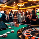 Experience thrilling gameplay at BL555 casino with vibrant tables and excited players.