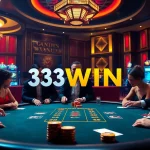 Experience excitement at 33WIN Casino with professional players at a high-stakes table.