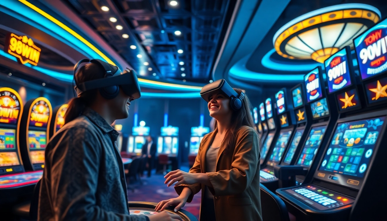 98WIN online casino immersive gaming experience with vibrant atmosphere