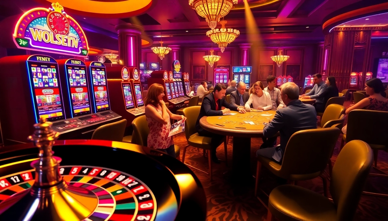 Engage in thrilling gameplay at sunwin with vibrant casino elements like poker chips and roulette wheels.