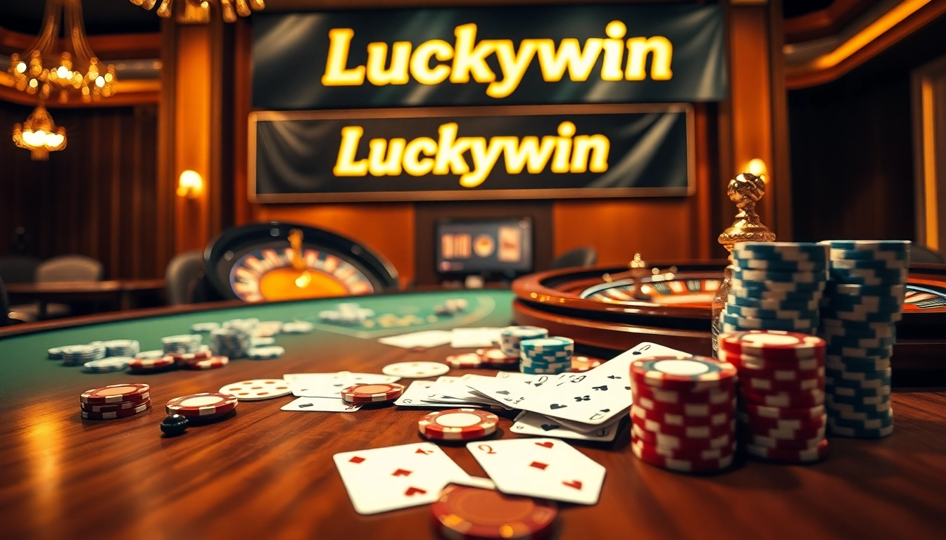 Experience the thrilling atmosphere of Luckywin casino with vibrant games and exciting wins.