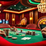 Experience high-stakes poker action with ev88 at a luxurious casino table.
