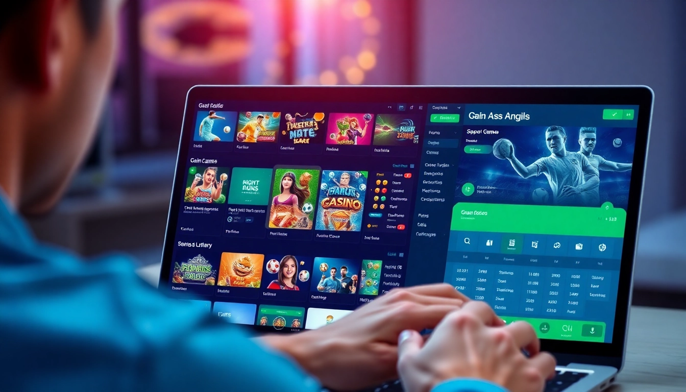 OKATM online gambling platform interface showcasing sports and casino betting options.