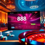 Experience the excitement of online gaming with https://88new.autos/ featuring dynamic casino elements and vibrant lighting.