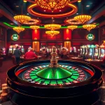Experience the luxury of five88 with exciting roulette gameplay in a vibrant casino setting.