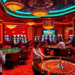 Go8 players engaged in thrilling casino games, showcasing excitement and luxury.