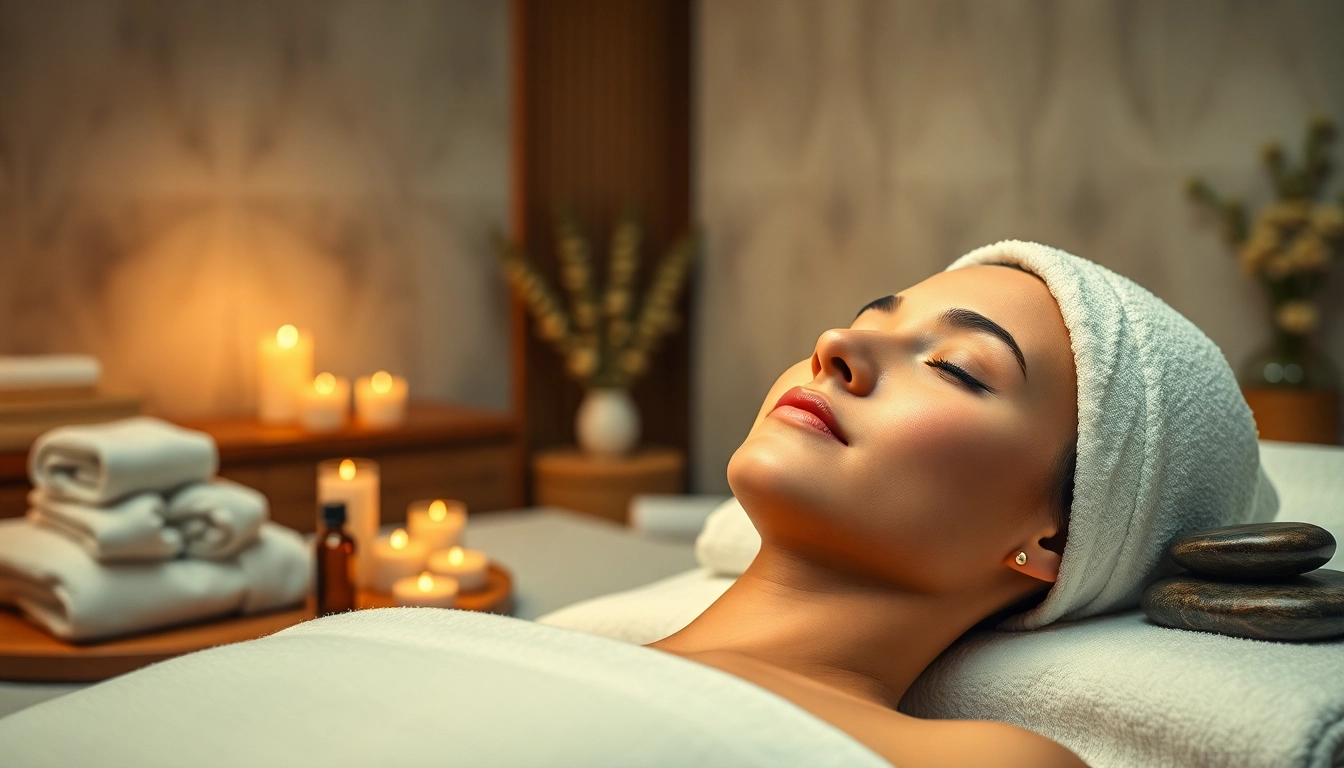Spa Ads featuring a luxurious treatment room with soothing decor, promoting relaxation and wellness.