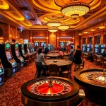 Experience excitement at U31 casino with vibrant gaming tables and slot machines.
