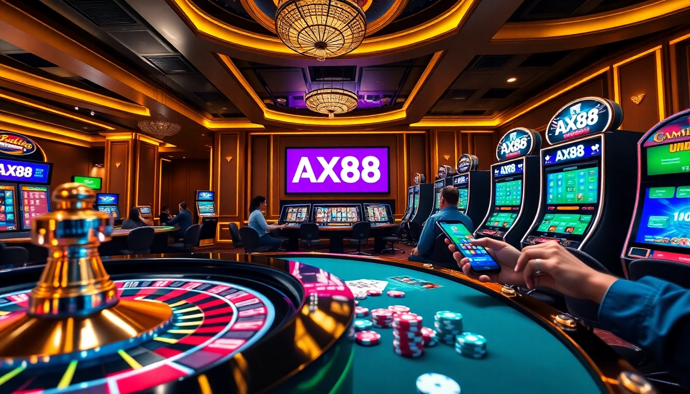 Experience the excitement of online gaming at https://ax88.bid/ with vibrant slots and engaging roulette.