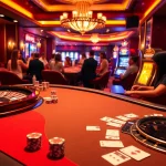 Experience the excitement at kim88 club with gamblers playing poker and roulette.