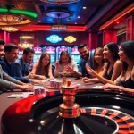 Engage in an exciting game at 789 club featuring lively slot machines and poker tables.