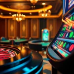 Experience online gambling excitement at https://nk88top.com/ with vibrant casino visuals showcasing roulette and slots.