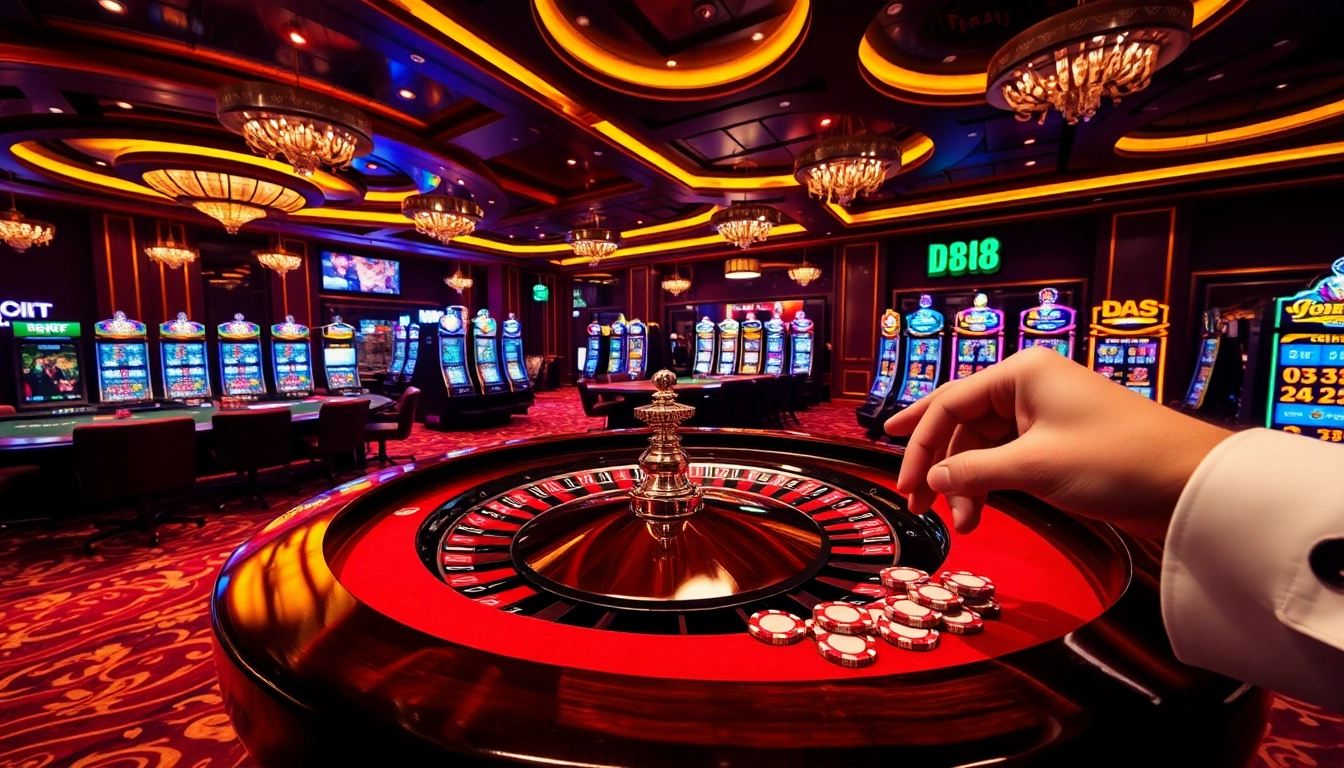 Experience high-stakes betting action at DV88.DESIGN with vibrant casino elements and exciting gameplay.