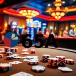 Experience excitement at 65A's luxurious casino with vibrant tables and slots.