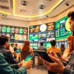 56WIN online betting platform showcasing sports, casino games, and fast transactions.
