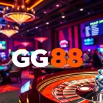 Experience the thrilling ambiance of GG88 with exciting casino games and vibrant gaming elements.