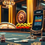 Experience excitement at the GG88 casino gaming table with vibrant slot machines and thrilling games.