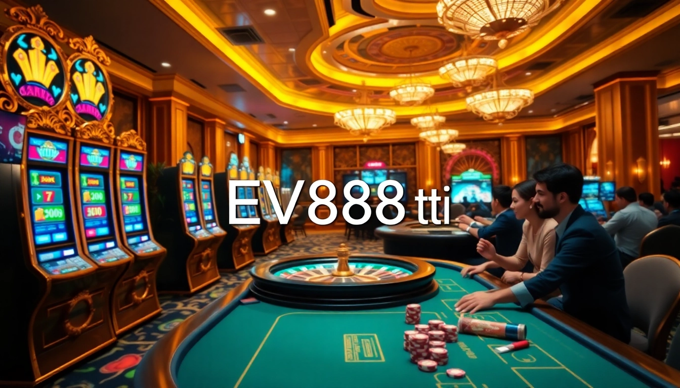 Experience the excitement of gambling at EV88 tại with vibrant slot machines and thrilling casino games.