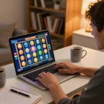 Experience the thrill of slot gacor with players enjoying online slots at home