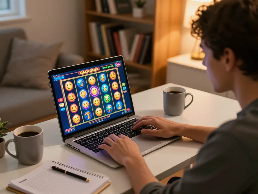 Experience the thrill of slot gacor with players enjoying online slots at home