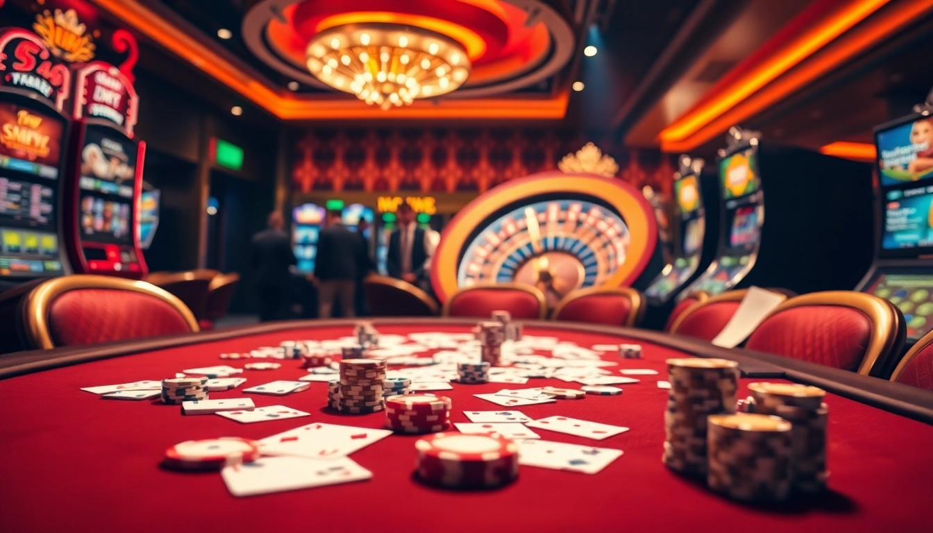 Experience the thrill of MM88 with an exciting casino scene featuring vibrant games and professionals.