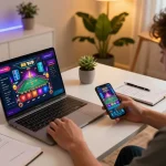 Player enjoying online gaming on the rik vip platform with engaging visuals.