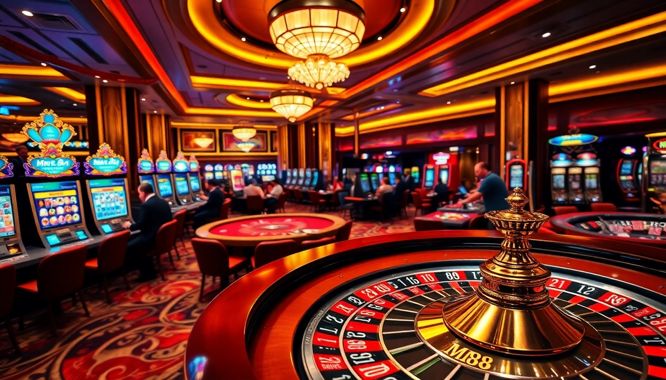 Experience thrilling casino action at MM88 with vibrant games like slots and roulette.