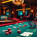 Exciting table games at BL555 casino, featuring cards and roulette.