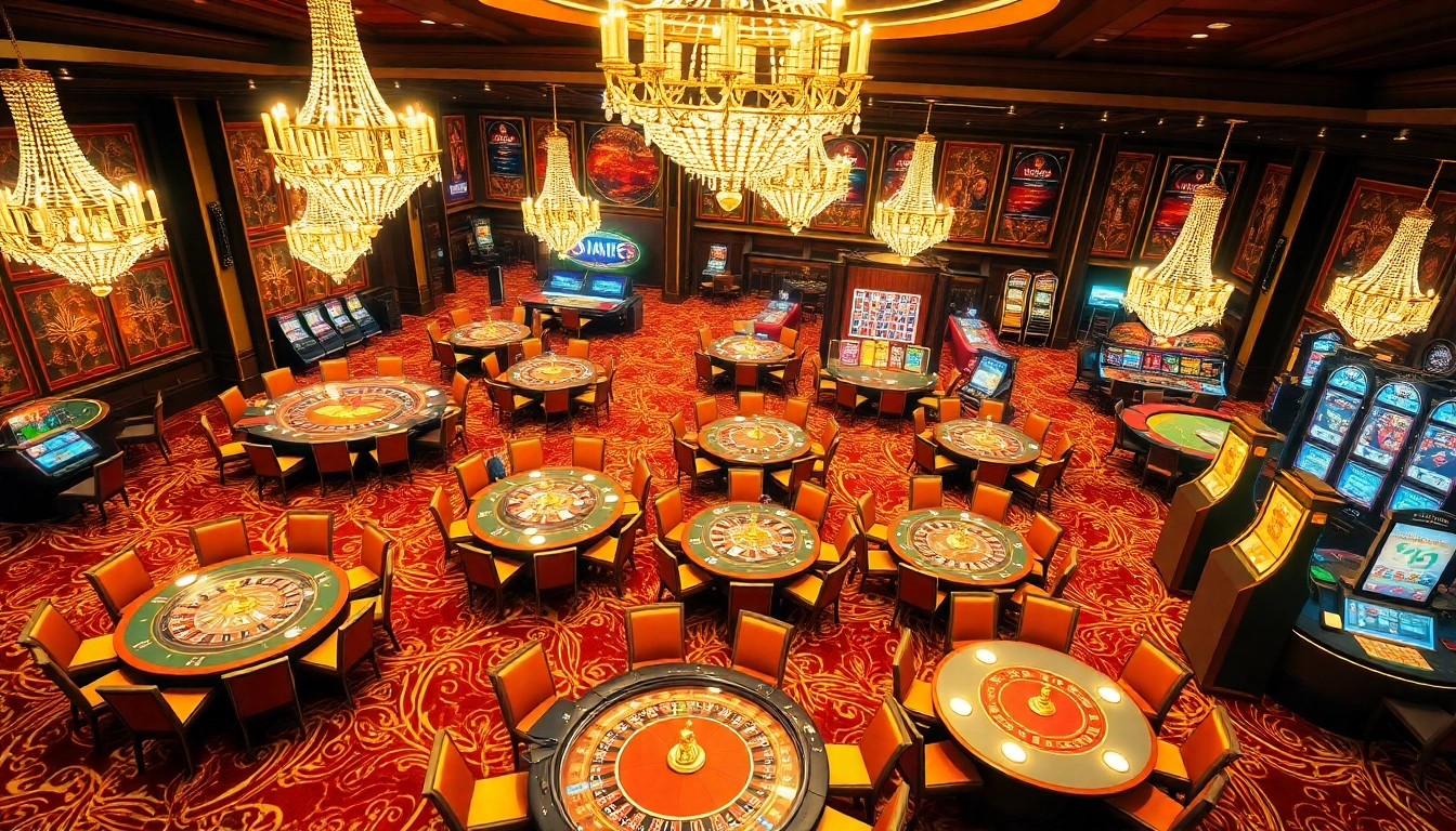 Players enjoying diverse casino games at Hi88, showcasing a premium gambling experience.