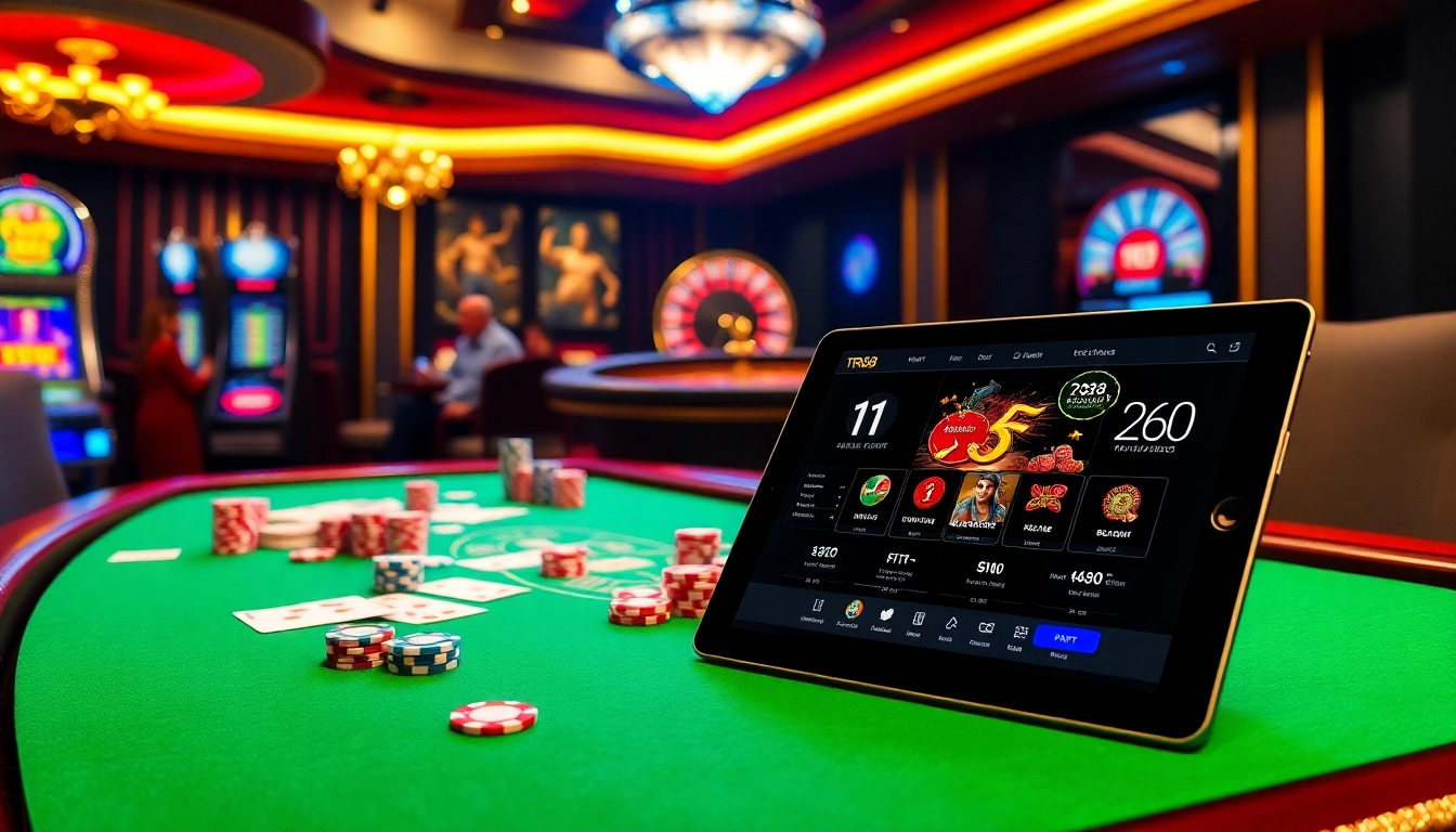 Experience high-stakes excitement at TR88's vibrant casino scene with thrilling card games and slot machines.